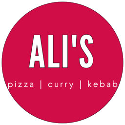 Ali's Pizza and Kebab Crossgar logo.